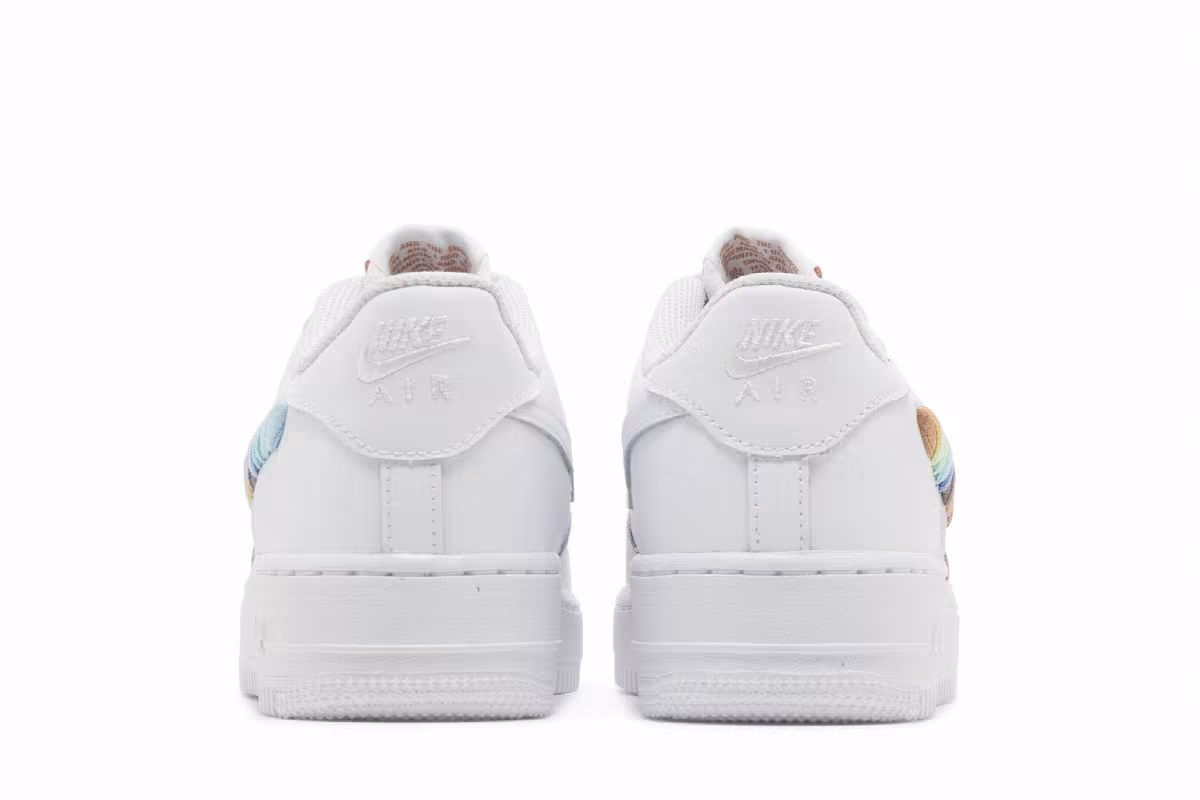 Nike Air Force 1 Low GS Rainbow Lace Swoosh, view 7