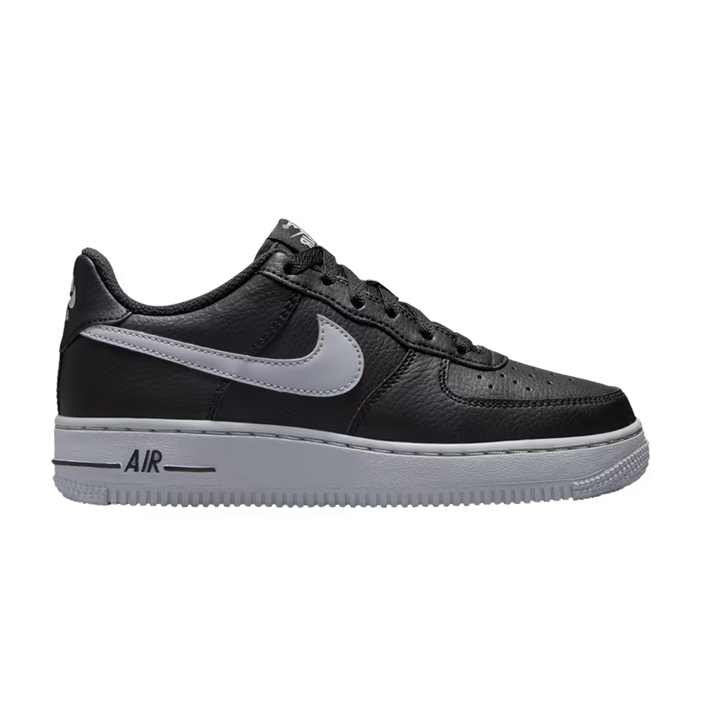 Nike Air Force 1 GS Black Wolf Grey
