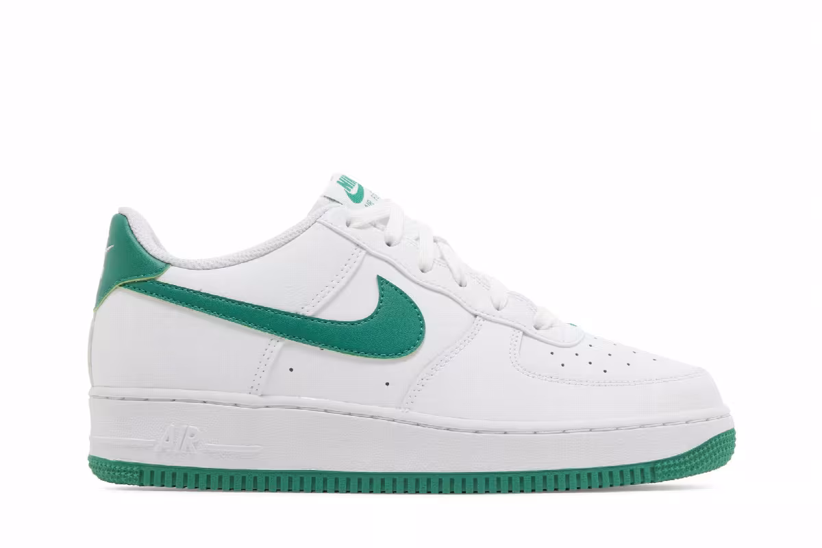 Nike Air Force 1 GS White Malachite, view 2