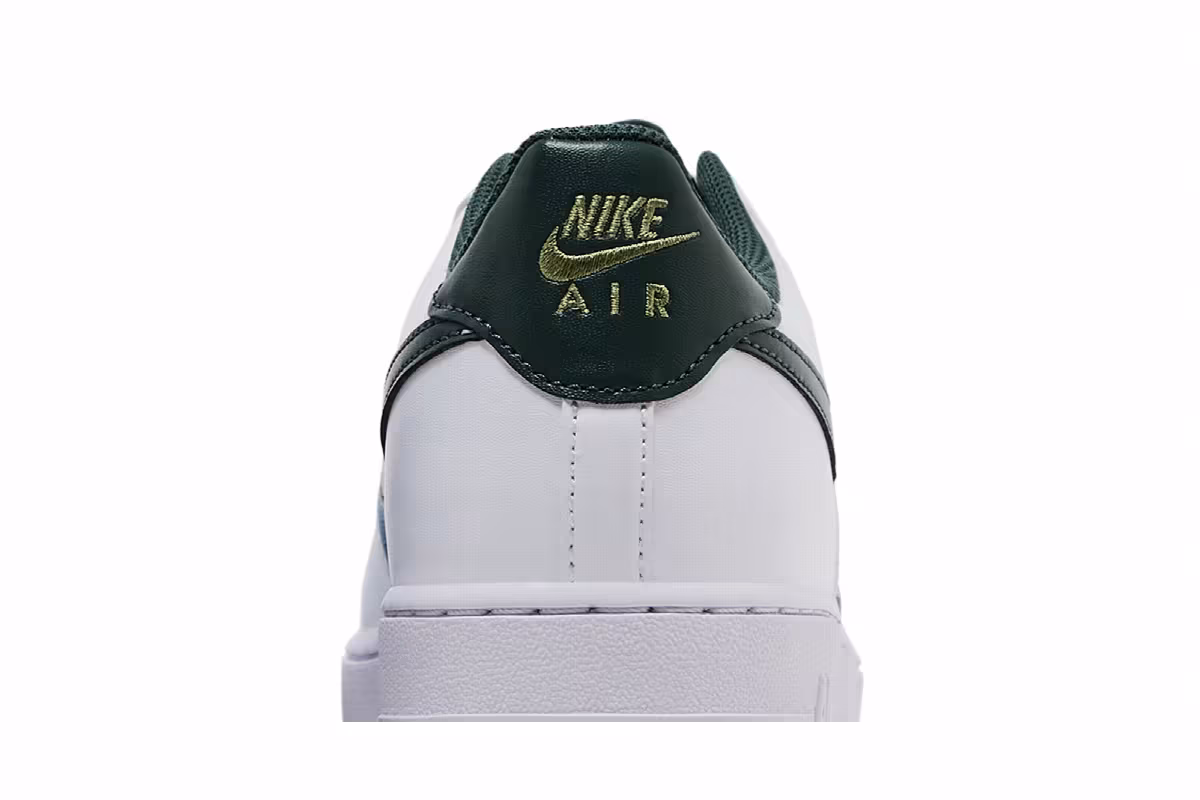 Nike Air Force 1 GS White Vintage Green, view 8