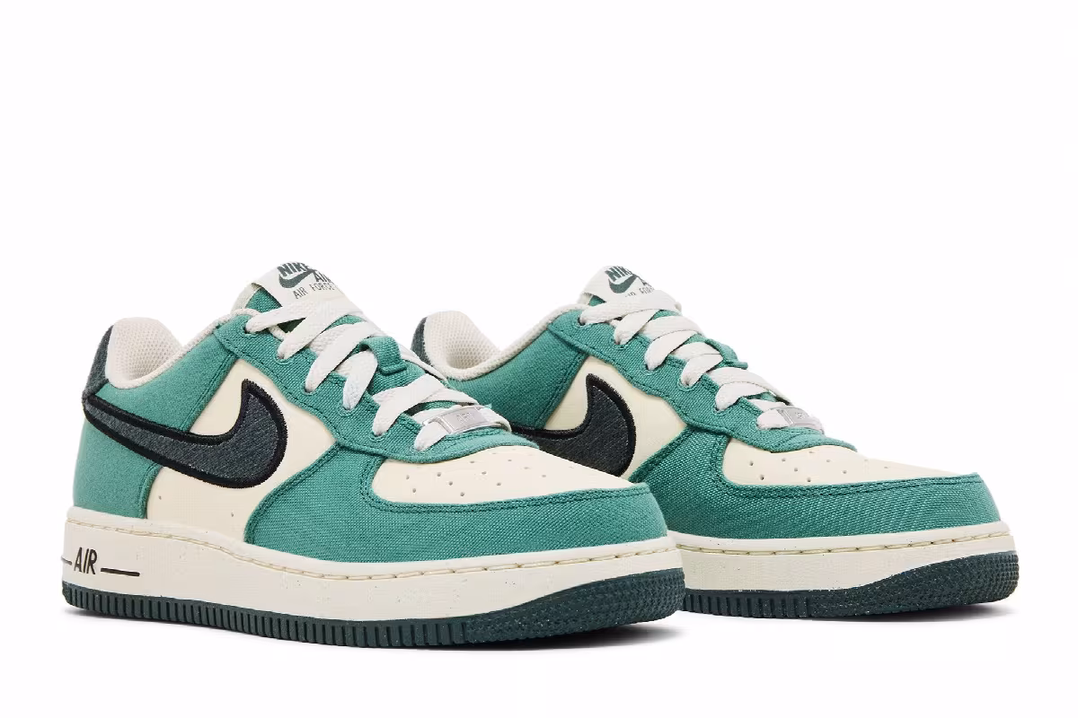Nike Air Force 1 LV8 GS Notebook Doodle Pack - Vintage Green, view 9