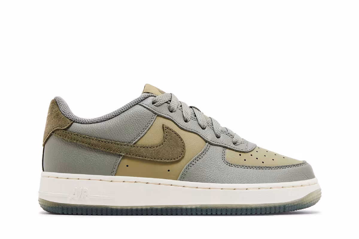Nike Air Force 1 Low LV8 GS Dark Stucco Medium Olive, view 2
