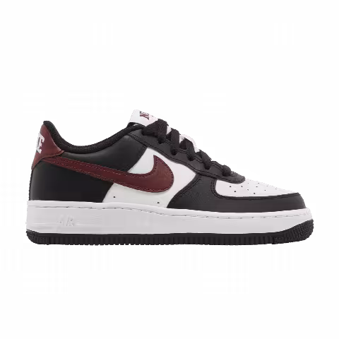 Nike Air Force 1 GS 'Black Dark Team Red'
