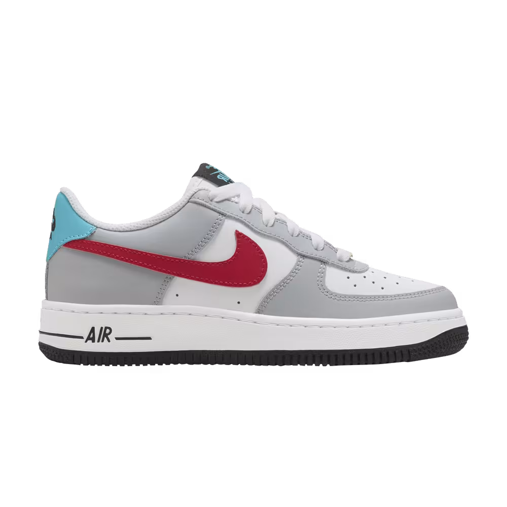 Nike Air Force 1 LE GS Grey Red Blue