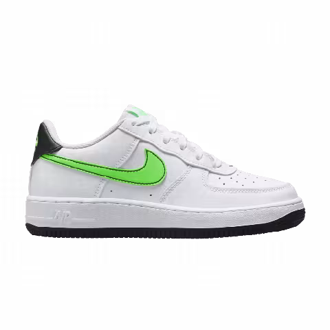 Nike Air Force 1 GS 'White Green Strike'