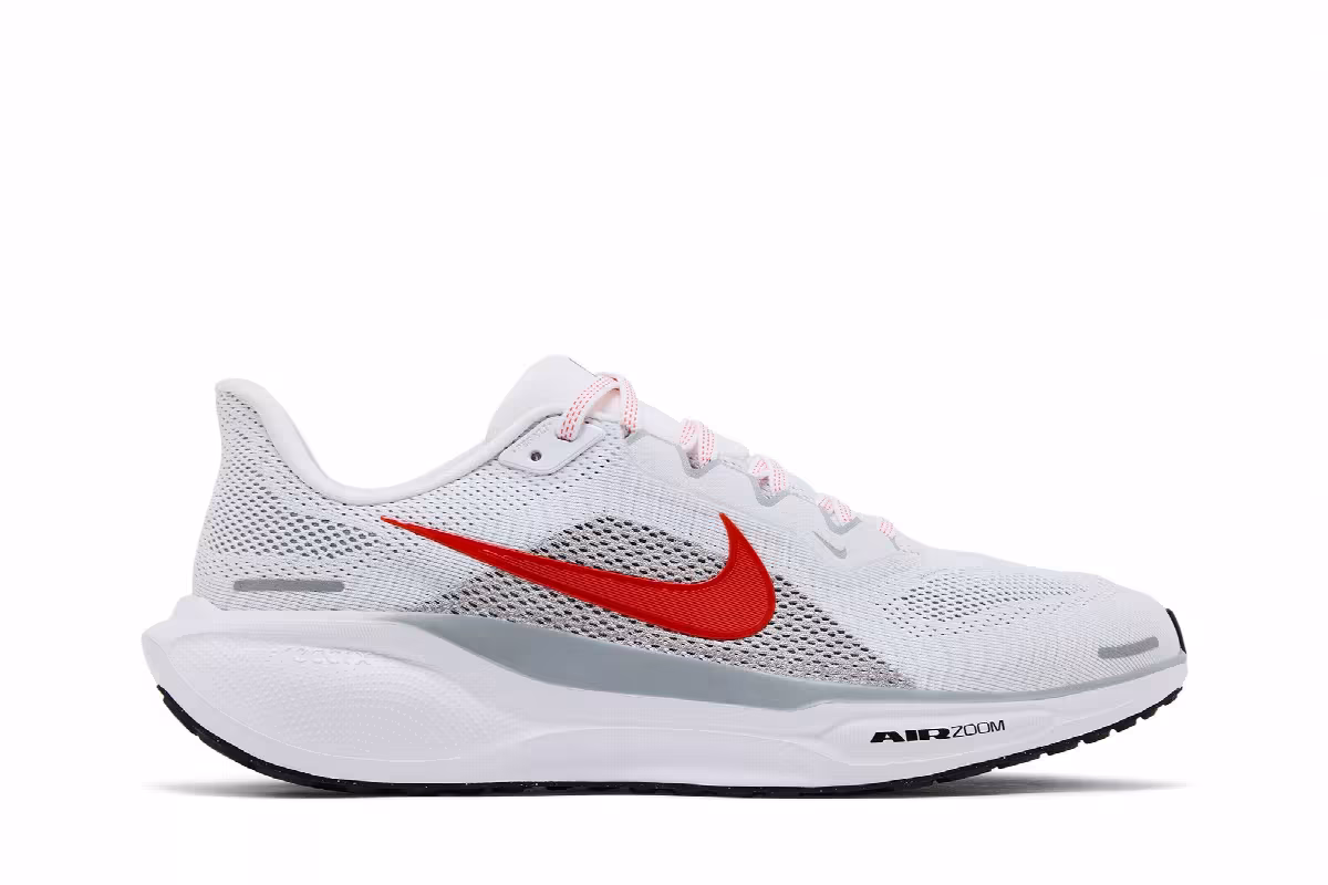 Nike Air Zoom Pegasus 41 White Picante Red, view 2