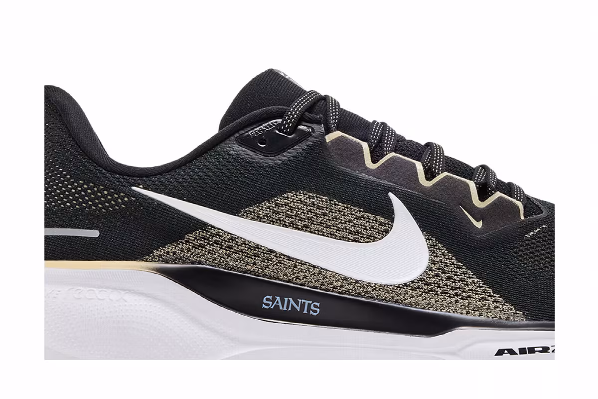 NFL x Nike Air Zoom Pegasus 41 New Orleans Saints, view 3