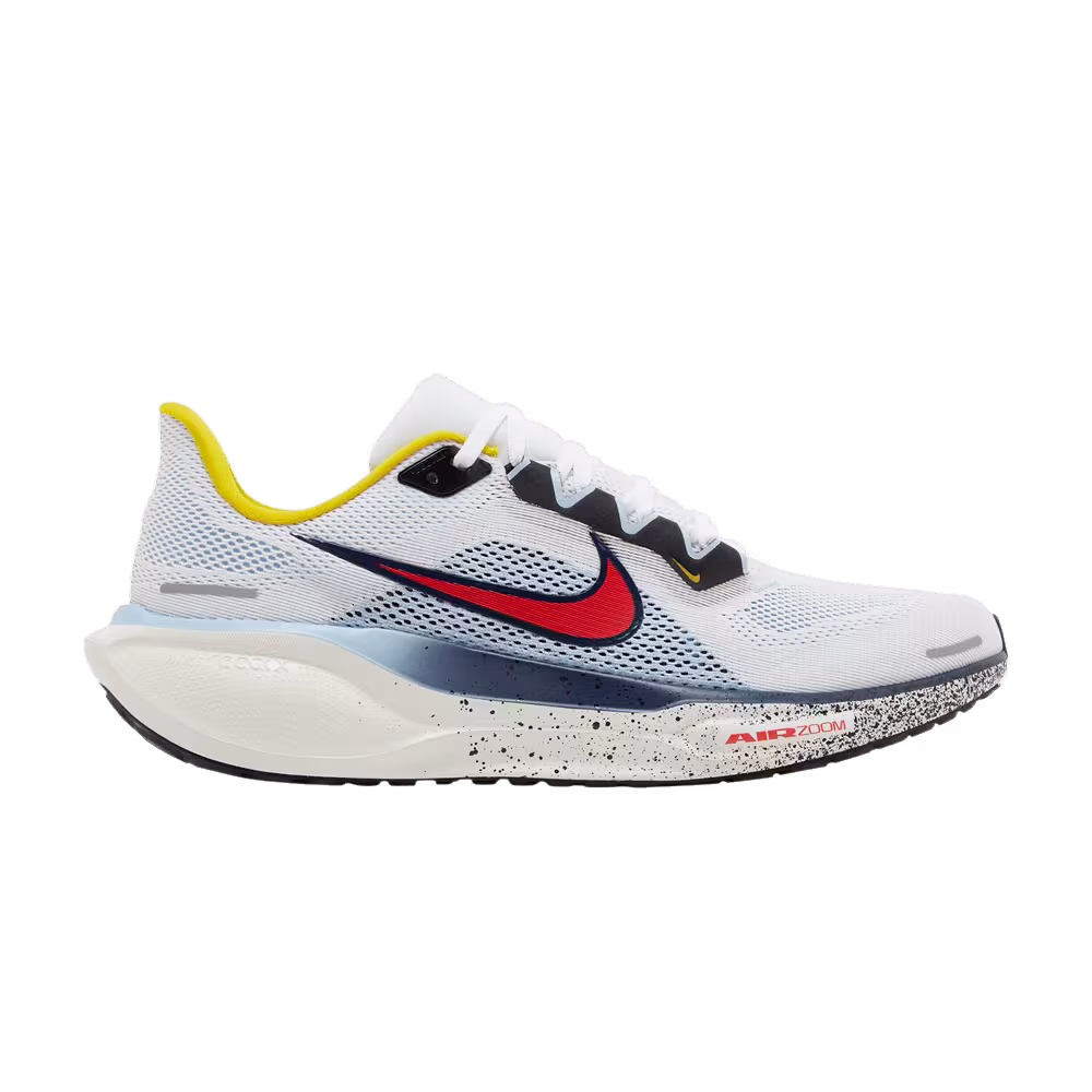 Nike Air Zoom Pegasus 41 White Psychic Blue Red