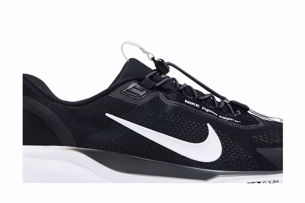 Nike Air Zoom Pegasus 41 EasyOn Black Photon Dust White, view 3