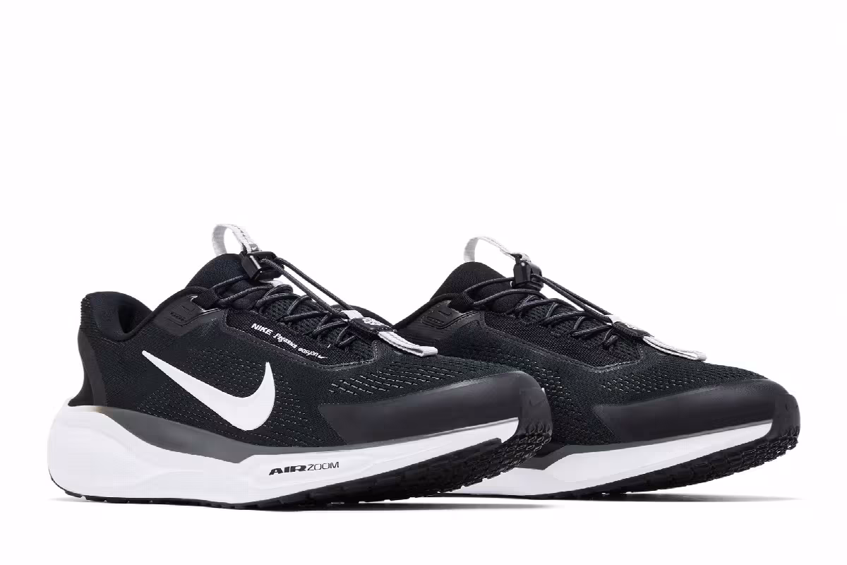 Nike Air Zoom Pegasus 41 EasyOn Black Photon Dust White, view 9