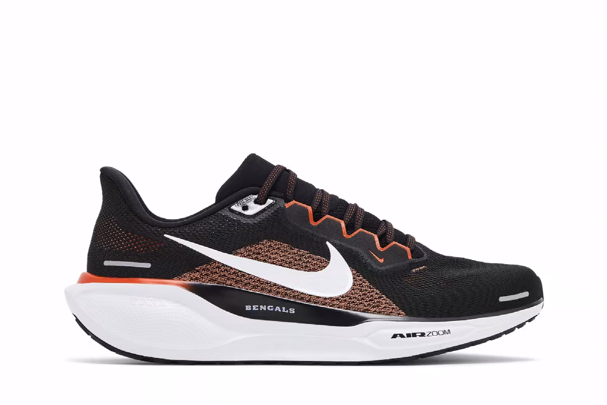 NFL x Nike Air Zoom Pegasus 41 Cincinnati Bengals, view 2