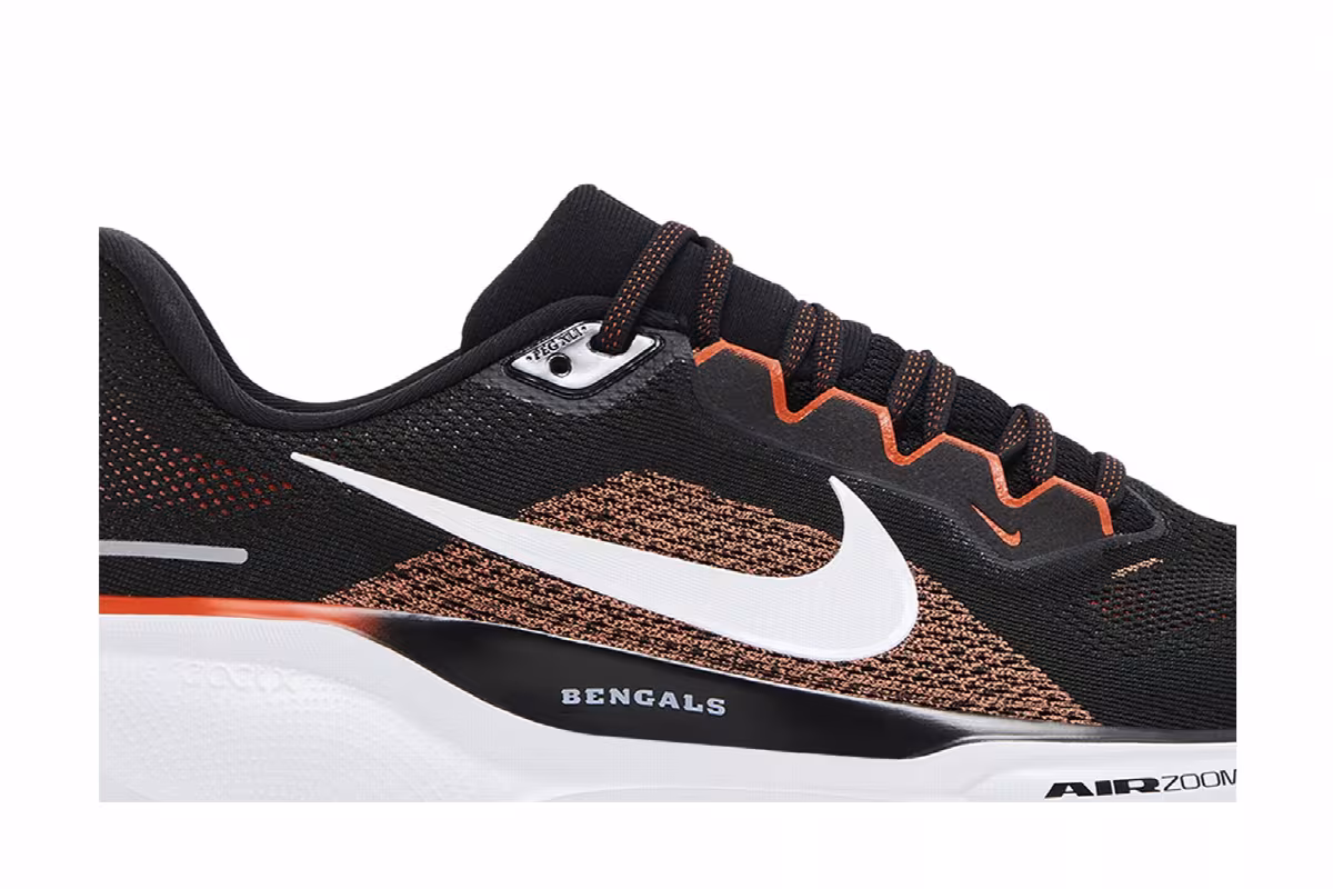 NFL x Nike Air Zoom Pegasus 41 Cincinnati Bengals, view 3