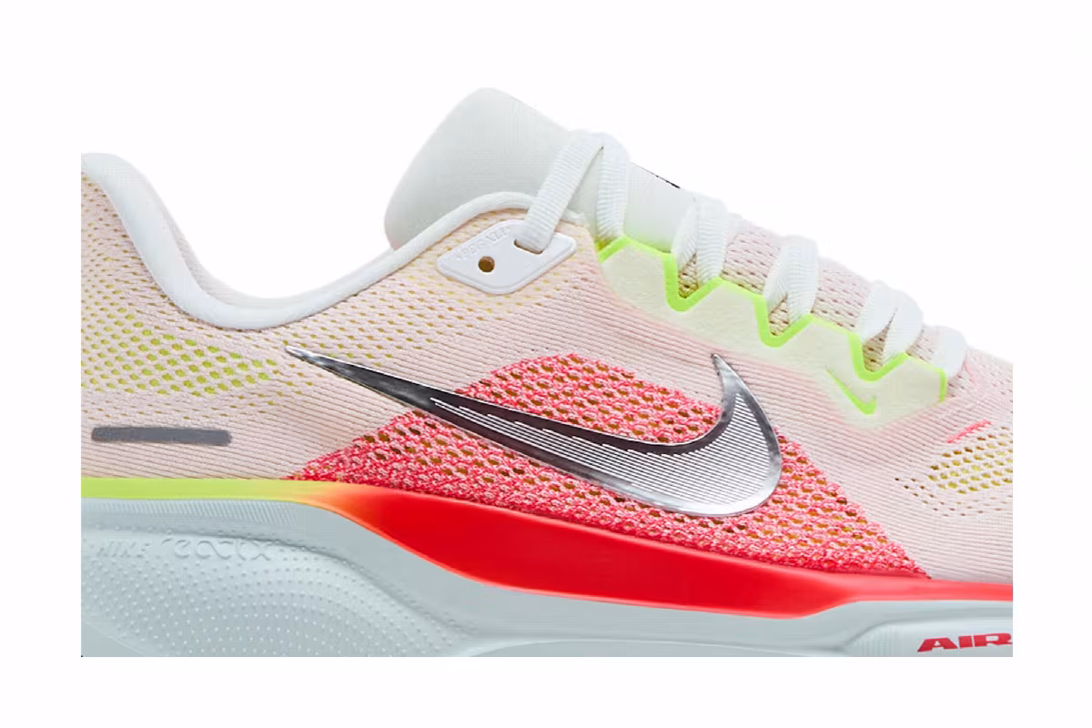 Nike Women's Air Zoom Pegasus 41 Summit White Crimson, view 3