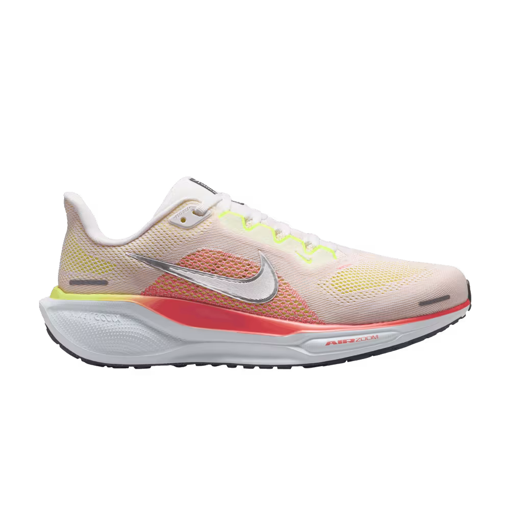 Nike Women's Air Zoom Pegasus 41 Extra Wide Summit White Crimson