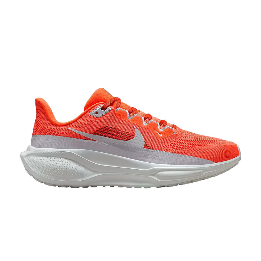 Nike Women's Pegasus 41 PRM Hyper Crimson/Light Silver/Safety Orange/Metallic Silver