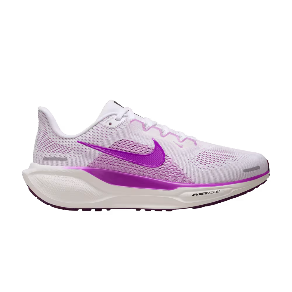 Nike Women's Air Zoom Pegasus 41 Extra Wide White Hyper Violet