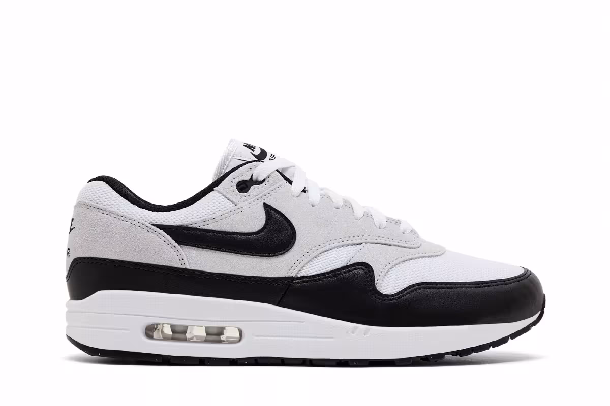 Nike Air Max 1 Essential White Pure Platinum Black, view 2