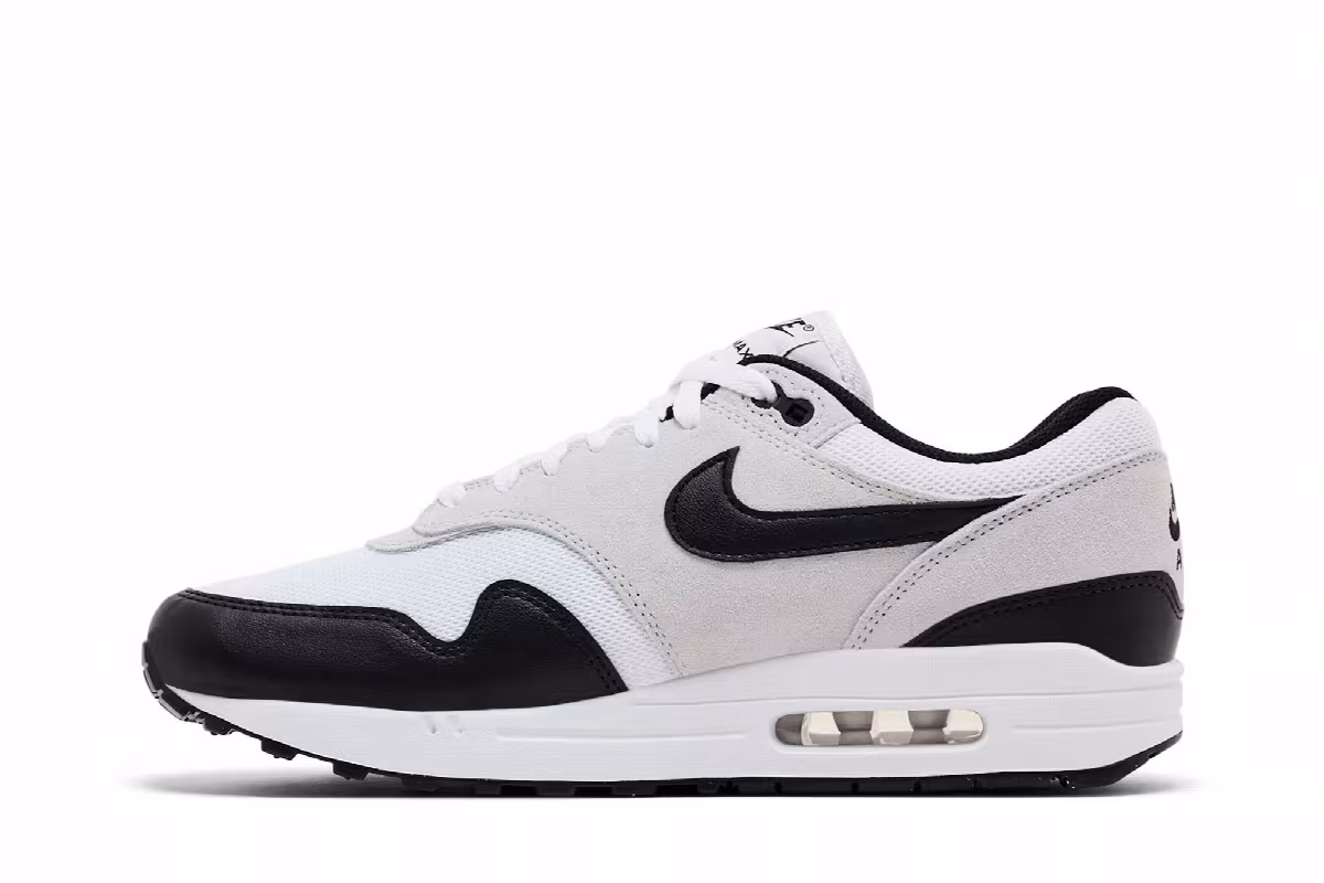 Nike Air Max 1 Essential White Pure Platinum Black, view 4
