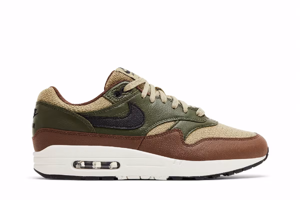 Nike Air Max 1 Essential Premium Neutral Olive Cacao Wow, view 2