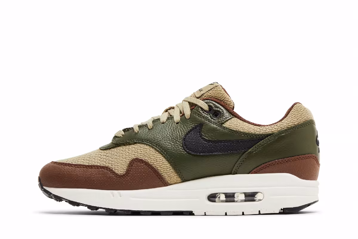 Nike Air Max 1 Essential Premium Neutral Olive Cacao Wow, view 4