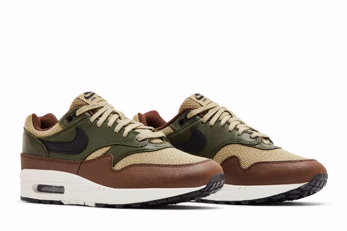 Nike Air Max 1 Essential Premium Neutral Olive Cacao Wow, view 9