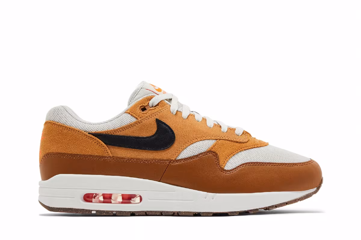 Nike Air Max 1 Essential Flax British Tan, view 2