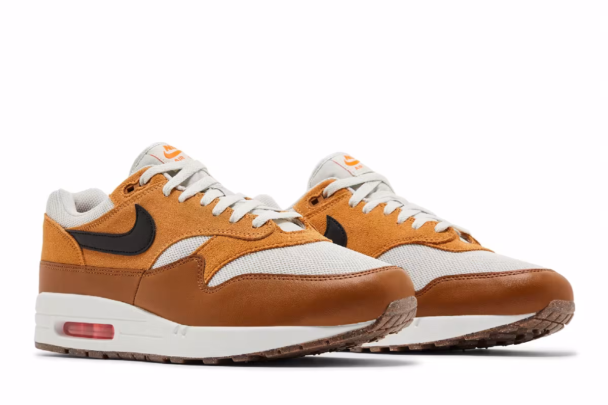 Nike Air Max 1 Essential Flax British Tan, view 9