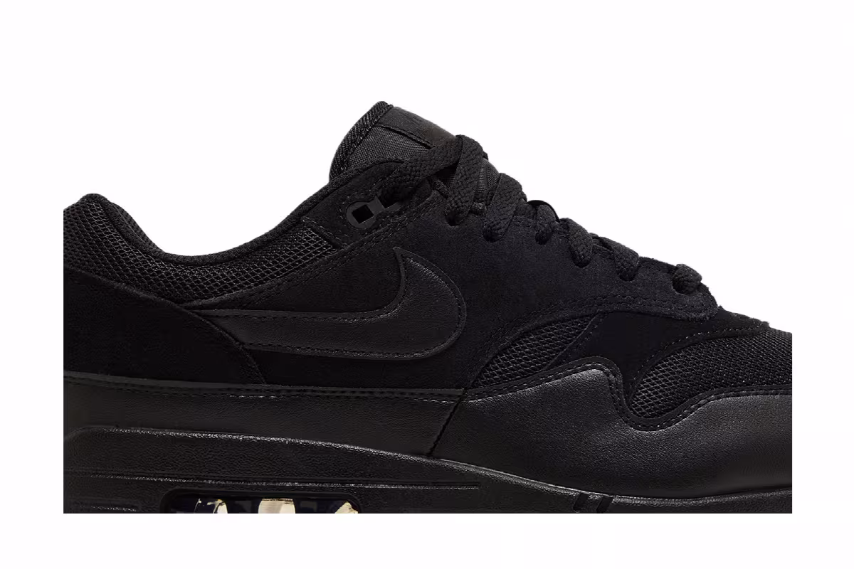 Nike Air Max 1 Essential Black Anthracite, view 3