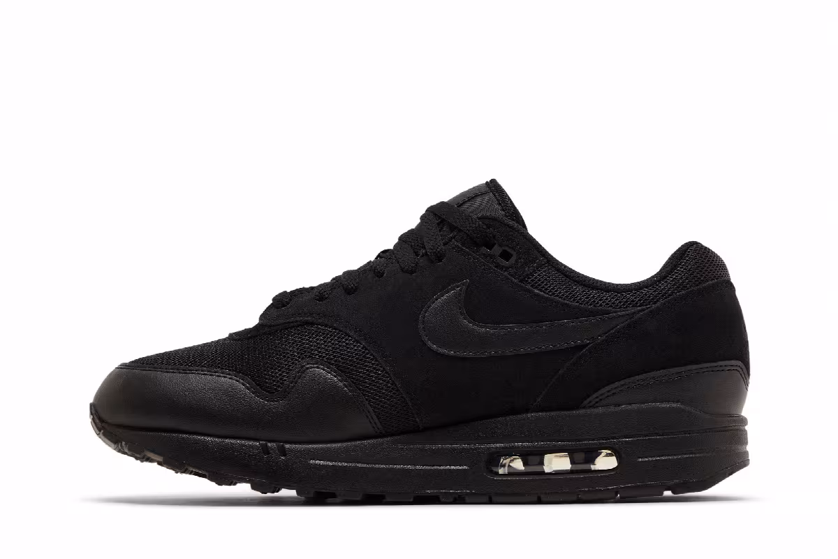Nike Air Max 1 Essential Black Anthracite, view 4