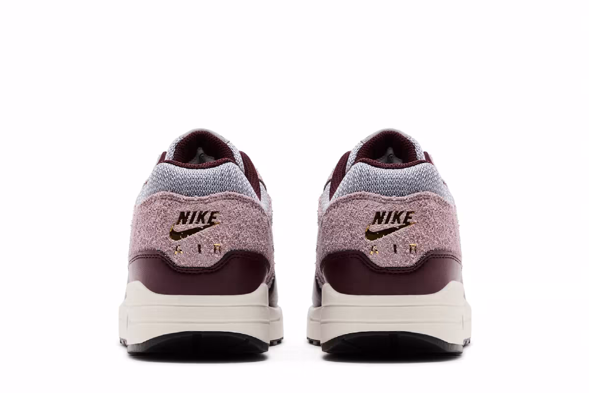 Nike Air Max 1 Essential Premium Burgundy Crush, view 7