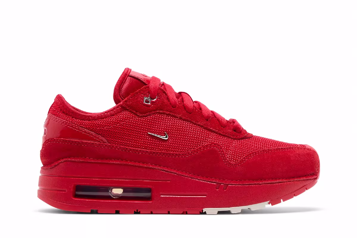 Jacquemus x Nike Women's Air Max 1 Big Bubble - Mystic Red, view 2
