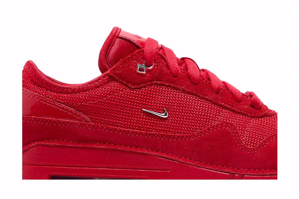 Jacquemus x Nike Women's Air Max 1 Big Bubble - Mystic Red, view 3