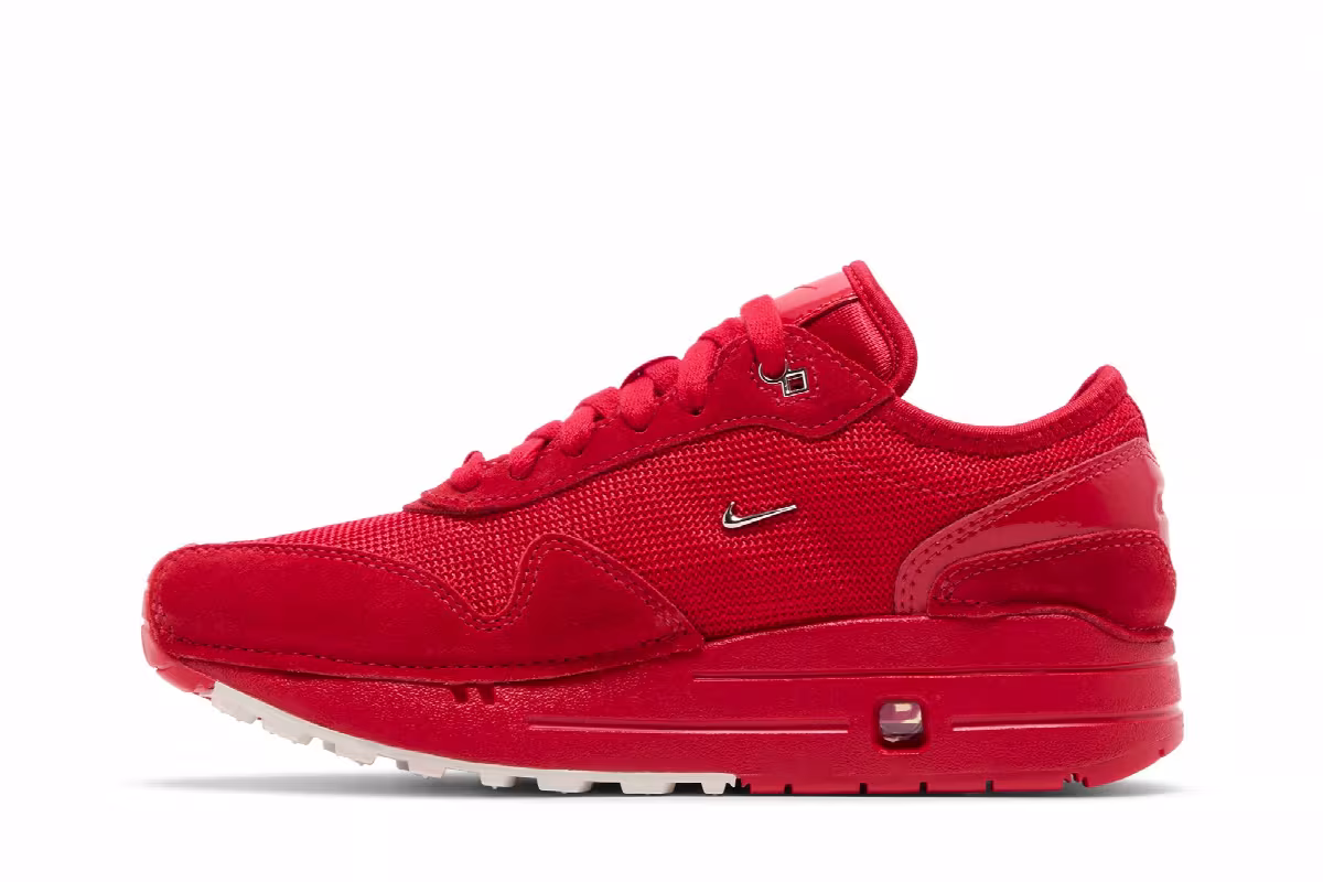 Jacquemus x Nike Women's Air Max 1 Big Bubble - Mystic Red, view 4