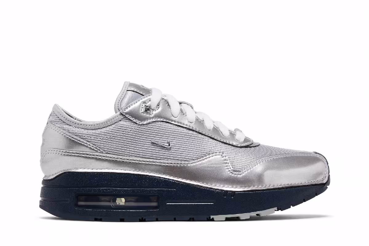 Jacquemus x Nike Women's Air Max 1 Big Bubble - Silver, view 2