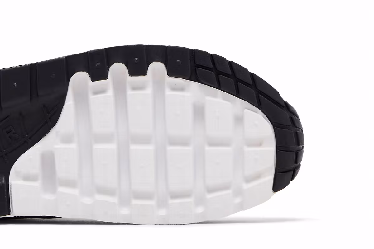 Nike Air Max 1 GS White Black, view 6