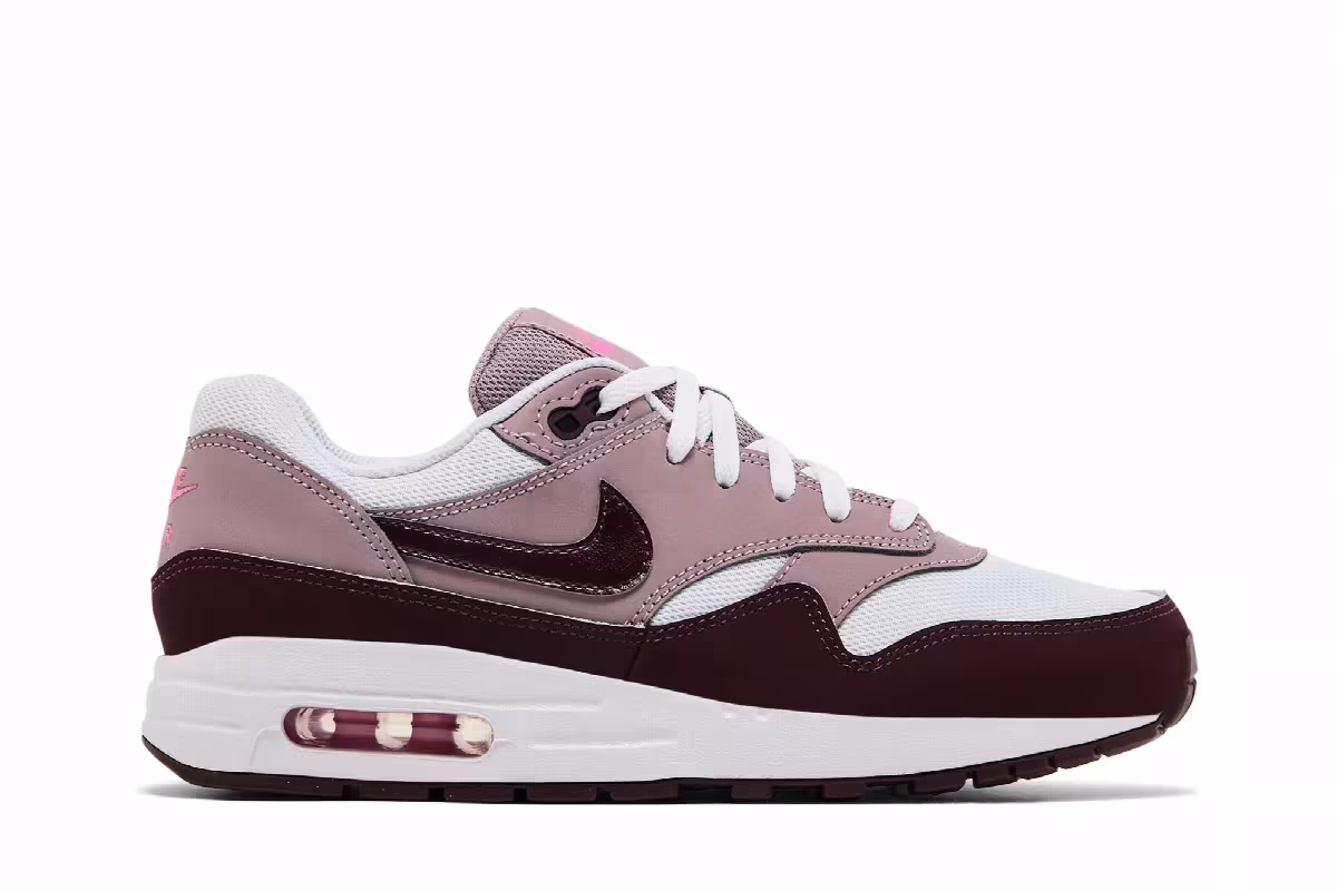 Nike Air Max 1 GS Light Violet Ore Burgundy Crush, view 2