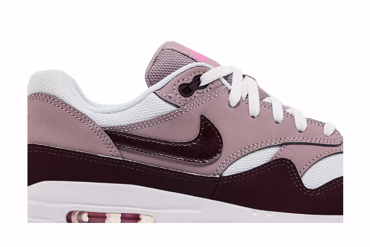 Nike Air Max 1 GS Light Violet Ore Burgundy Crush, view 3
