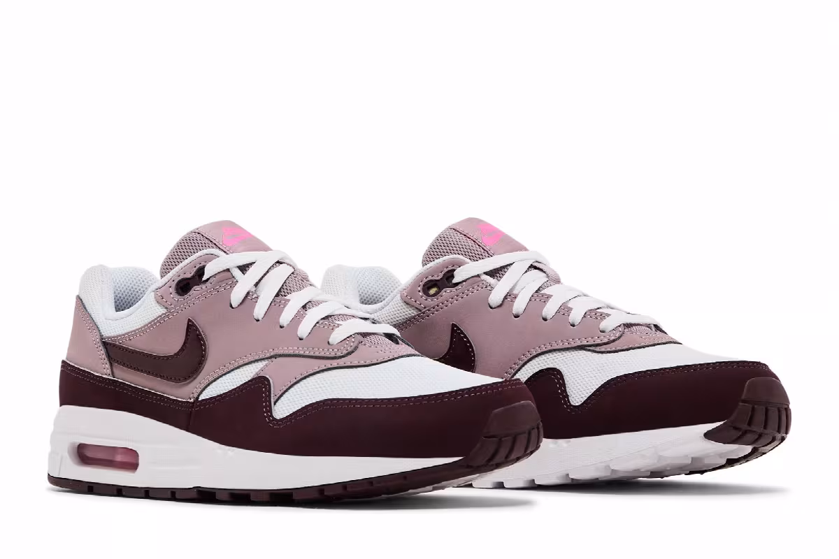 Nike Air Max 1 GS Light Violet Ore Burgundy Crush, view 9