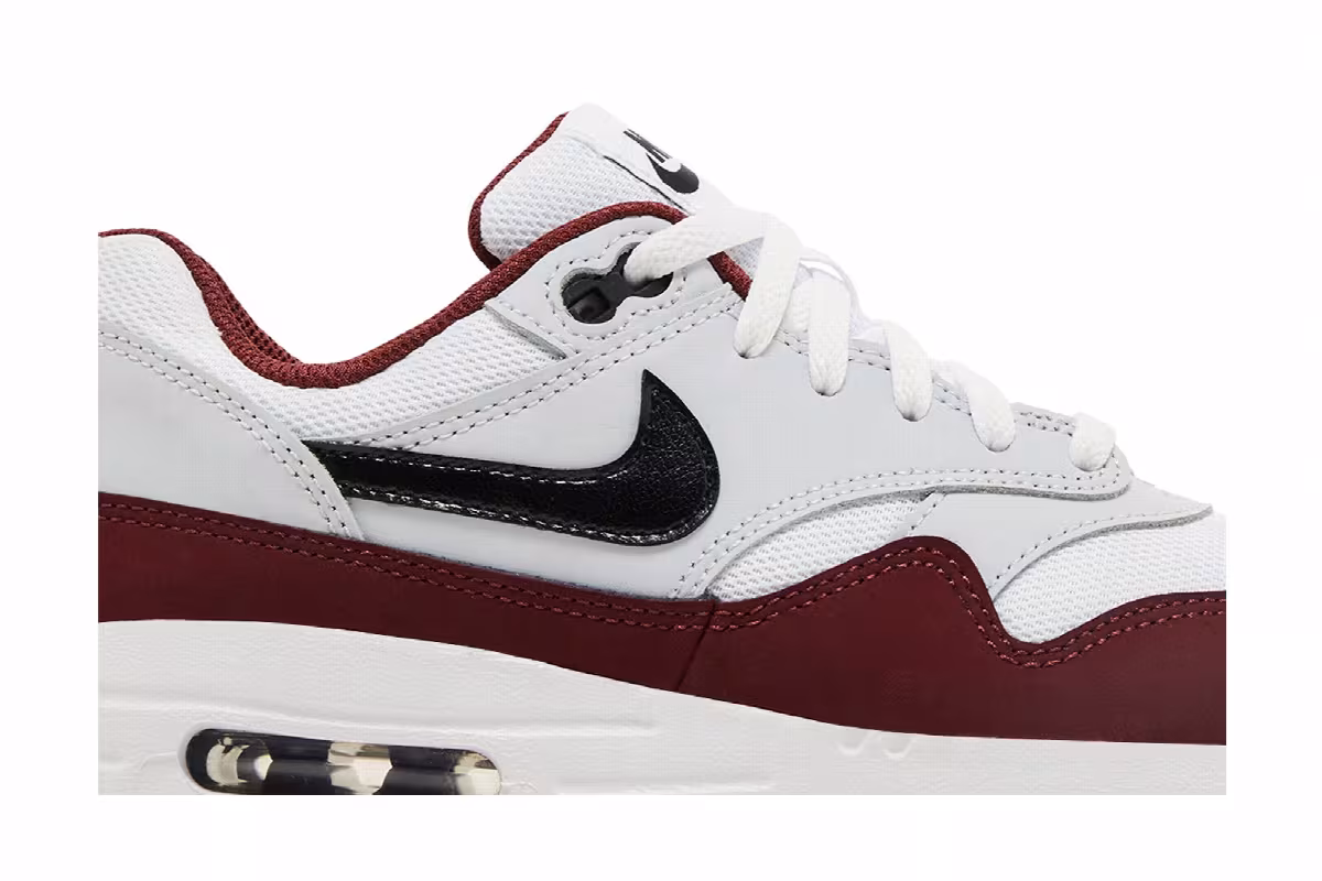 Nike Air Max 1 GS Dark Team Red, view 3