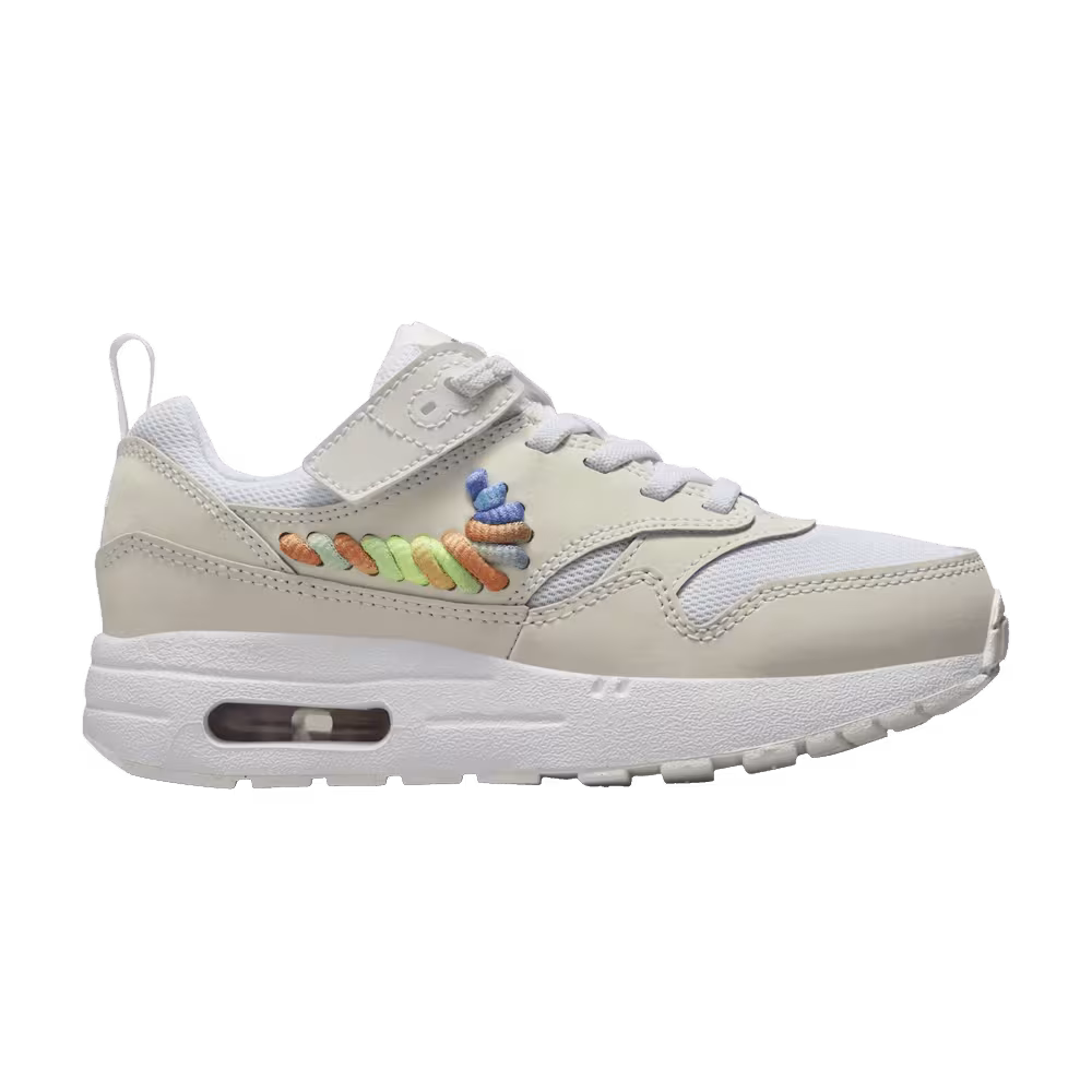 Nike Air Max 1 SE EasyOn PS Rainbow Lace Swoosh