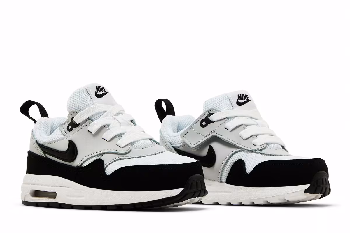 Nike Air Max 1 EasyOn TD White Black, view 9