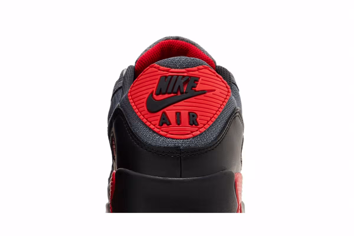 Nike Air Max 90 Iron Grey Fire Red, view 8