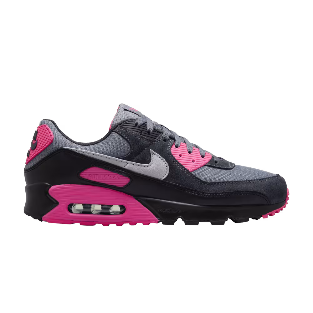 Nike Air Max 90 Black Grey Hyper Pink