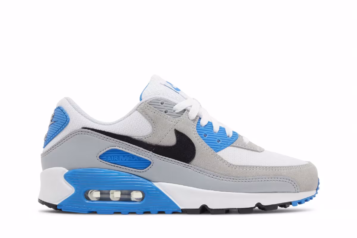 Nike Air Max 90 Pure Platinum Photo Blue, view 2