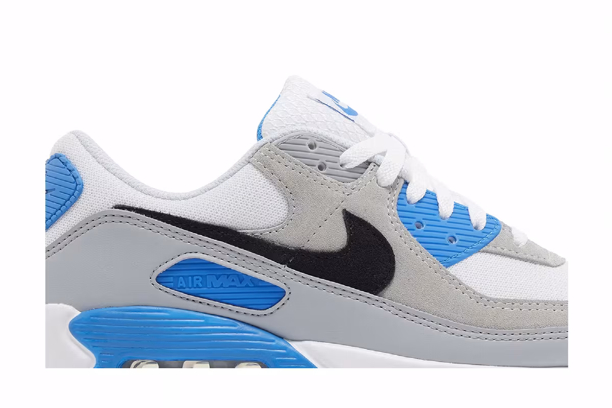 Nike Air Max 90 Pure Platinum Photo Blue, view 3