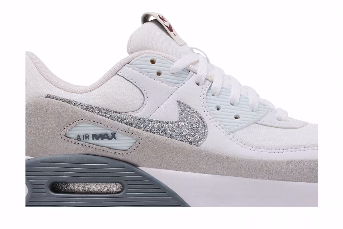Nike Women's Air Max 90 LV8 Glitter Swoosh, view 3