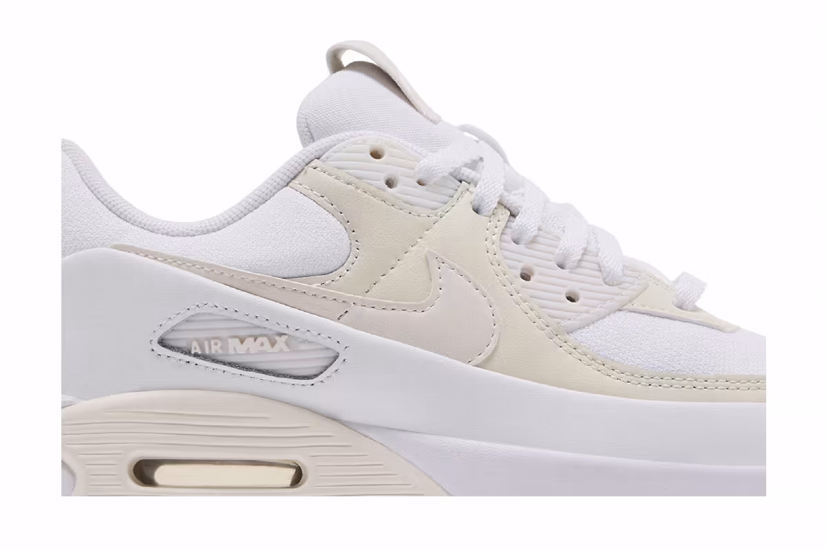 Nike Women's Air Max 90 LV9 White Soft Pearl Gum, view 3
