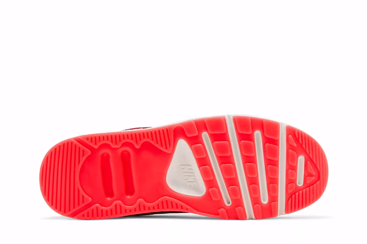 Nike Women's Air Max 90 LV9 Sail Siren Red, view 5