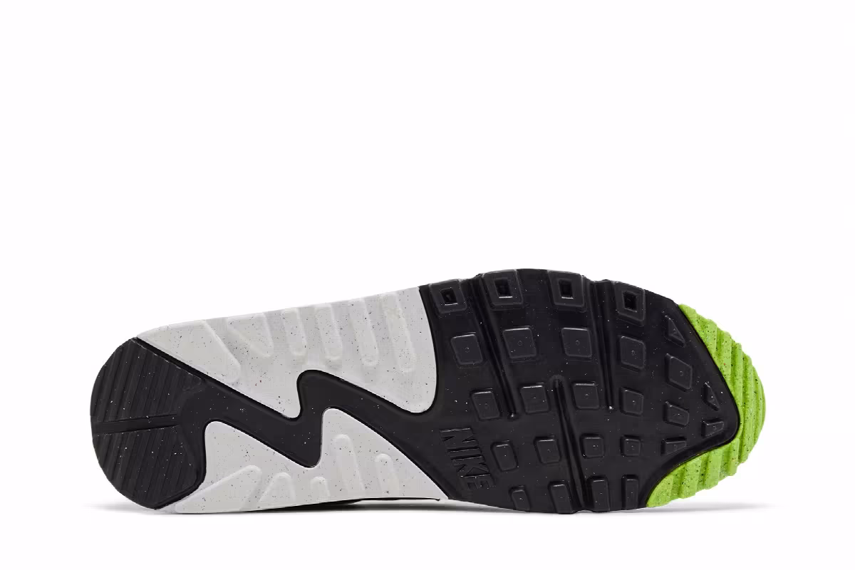 Nike Women's Air Max 90 White Blue Tint Volt, view 5
