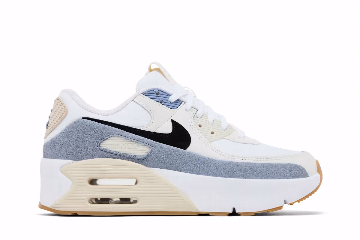 Nike Women's Air Max 90 LV9 Ashen Slate Light Orewood, view 2
